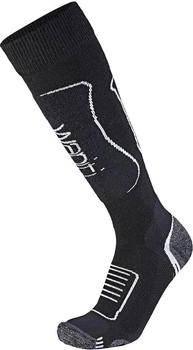 Wapiti Ski W08 Merino Seide Skisocken schwarz