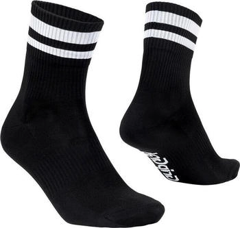 GripGrab Original Stripes Crew Socks schwarz