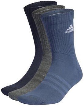 Adidas Socken Cushioned Crew 3P IP2634 legend ink prloin dark grey