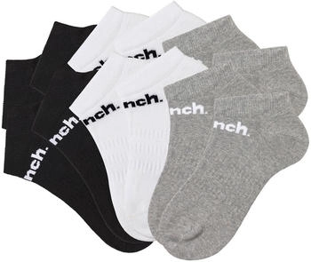 Bench Sportrsocken grau schwarz weiß