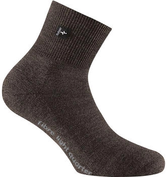 Rohner Fibre Light Quarter Socken braun