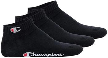 Champion Basics 3er-Pack Quarter Socken schwarz