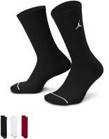 Nike DX9632-010, Nike Jordan Everyday Crew Socken 3 Paar - schwarz Herren