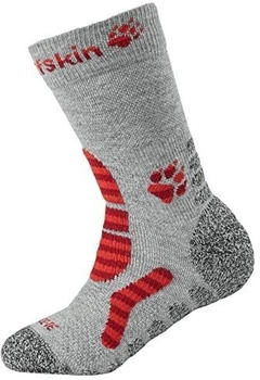 Jack Wolfskin Hiking Stripe Classic Cut Socken light grey