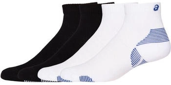 Asics 2-Pack Cushion Run Quarter Socken