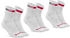 GripGrab 3PACK Classic Regular Cut Socken weiß