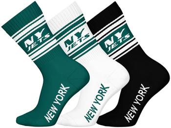 NFL 3er-Pack Crew Socken grün weiß schwarz