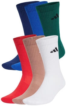 Adidas Cushioned Crew Socken Paar blau rosa