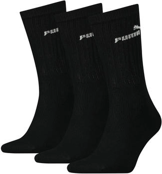 Puma Classic Sport Crew 3er Pack schwarz