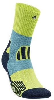 Bauerfeind Trail Run Kompressionssocken Mid Cut blau schwarz