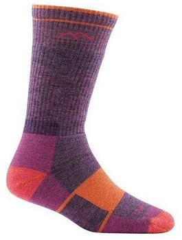 Darn Tough Hiker Boot Midweight with Cushion Wandersocken plum heather