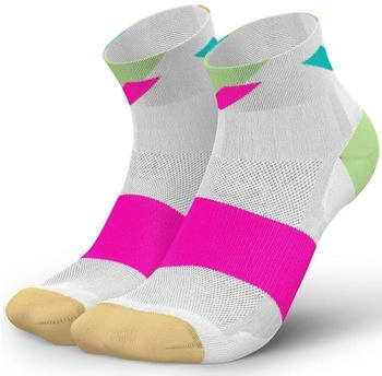 INCYLENCE Ultralight Strikes Kurze Socken weiß pink