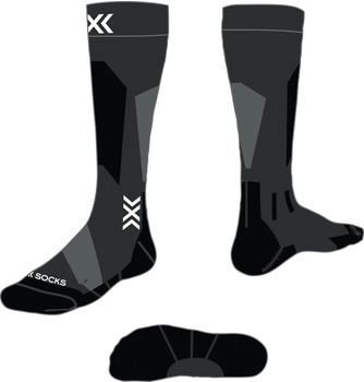 X-Socks Ski Discover Merino OTC x schwarz grau B034