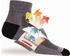 Wrightsock Coolmesh II Quarter Socken grau
