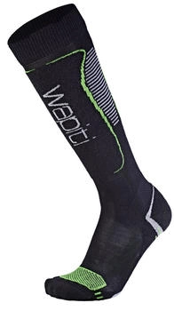 Wapiti Ski W06 Merino Comfort Skisocken schwarz lime