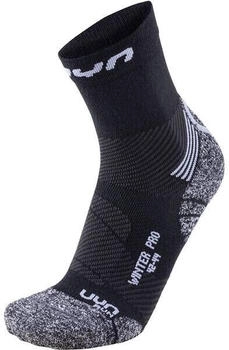 UYN Laufsocken UYN WINTER PRO RUN schwarz perlgrau