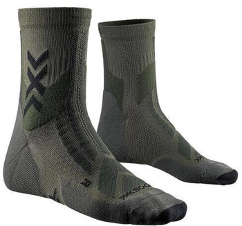 X-Socks Hike Discover Ankle Wandersocken grau schwarz
