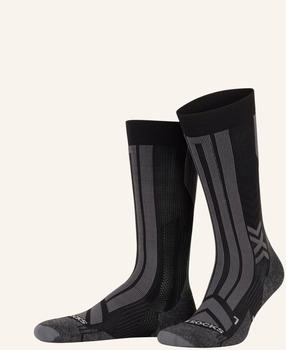 X-Socks Mountain Perform OTC Wandersocken grau schwarz