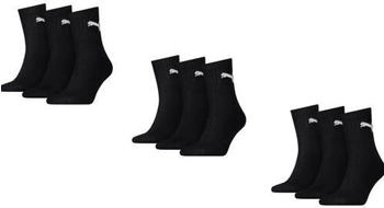 Puma Short Crew Sportsocken 9-Pack schwarz