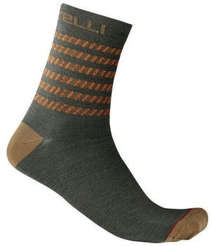Castelli Go Radsocken grün schwarz