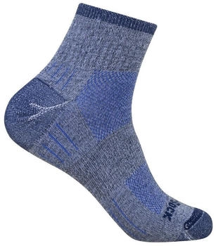 Wrightsock Escape Quarter Multifunktionssocken blau ash twist