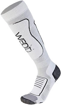 Wapiti Ski W08 Merino Seide Skisocken weiß