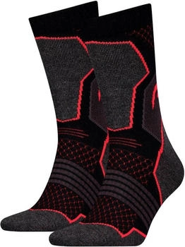 Head Unisex Socken Hiking Crew schwarz rot