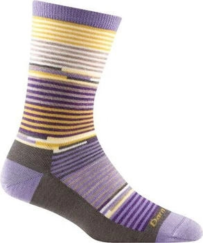 Darn Tough Pixie Crew Lightweight Multifunktionssocken bunt lavender