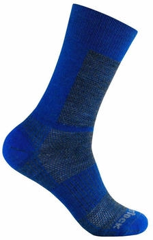 Wrightsock Sportsocke royalblau lang Coolmesh II Merino anti-blasen-system