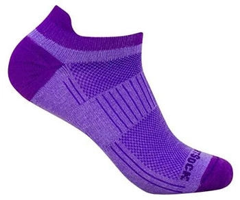 Wrightsock Profi Sportsocke Sneakers lila Anti-Blasen-System Low Tab kurz