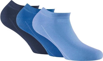 Rohner Tagessocken Sneaker New hellblau navy marine Paar