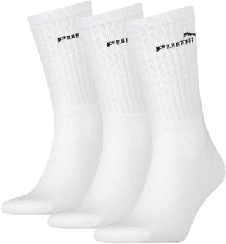 Puma CLASSIC SPORT CREW 3er Pack weiß