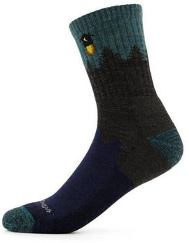 Darn Tough Number Micro Crew Midweight with Cushion Wandersocken schwarz blau