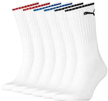 Puma Unisex Crew Socken weiß