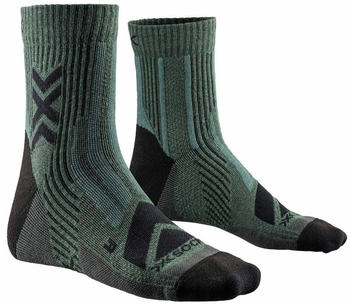 X-Bionic HIKE PERFORM MERINO ANKLE dark sage schwarz