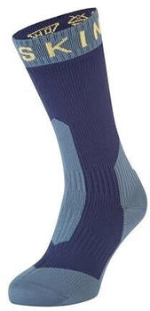 SealSkinz Extrem Kaltes Wasser Wasserdichte Socken mittellang blau gelb