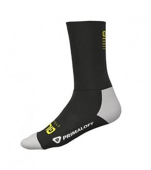 Alé Cycling Thermo Primaloft Socks schwarz fluogelb