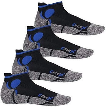 CFLEX Funktions-Sneakersocken Paar schwarz blau