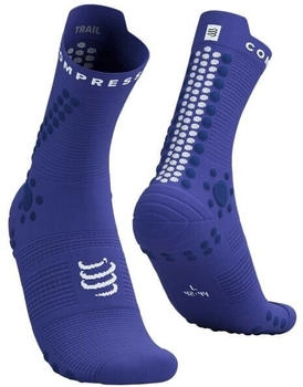 Compressport Pro Racing v4 0 Trail Socken elektrisch-blau T1
