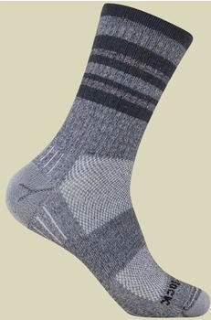 Wrightsock Crew ash stripes
