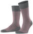 Falke Socken Oxford Stripe stahlgrau meliert