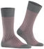 Falke Socken Oxford Stripe stahlgrau meliert