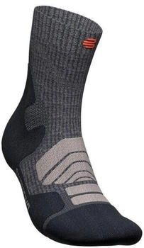 Bauerfeind Sports Merino Mid Cut Socken grau lavagrau