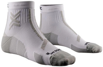 X-Socks Trail Run Discover Ankle Laufsocken arktisch weiß perlgrau