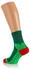 Underpressure halbhohe Socken Kompression grün