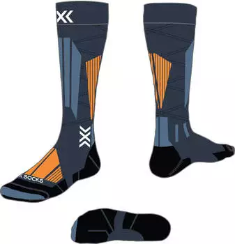 X-Socks Ski Touring Expert OTC marine/orange