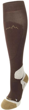Normani Sportkniestrümpfe camel ecru dunkelbraun