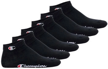Champion Unisex Socken 6er Pack Quarter Socken Basic Logo