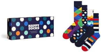 Happy Socks Unisex 4er-Pack Multi-Color Geschenkset Socken