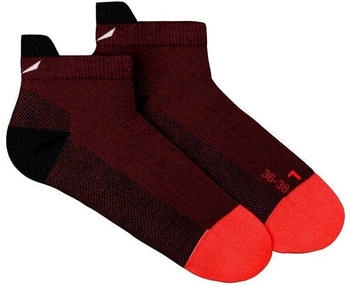 Salewa MTN TRN All Mountain Low Sock Wandersocken rot syrah